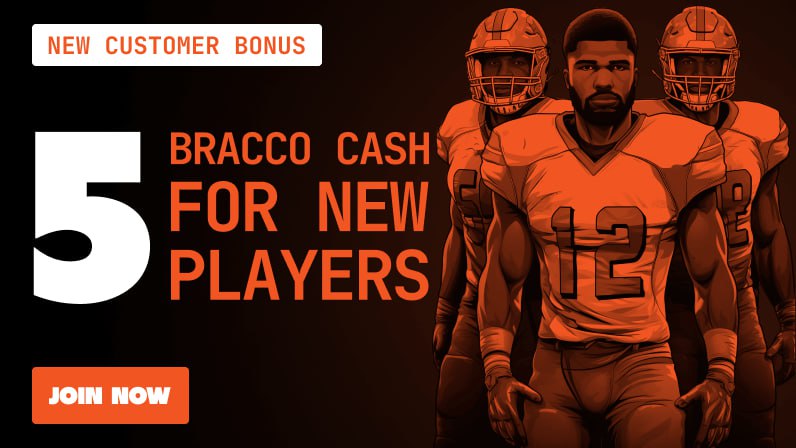 New Customer Bonus - 5 Bracco Cash